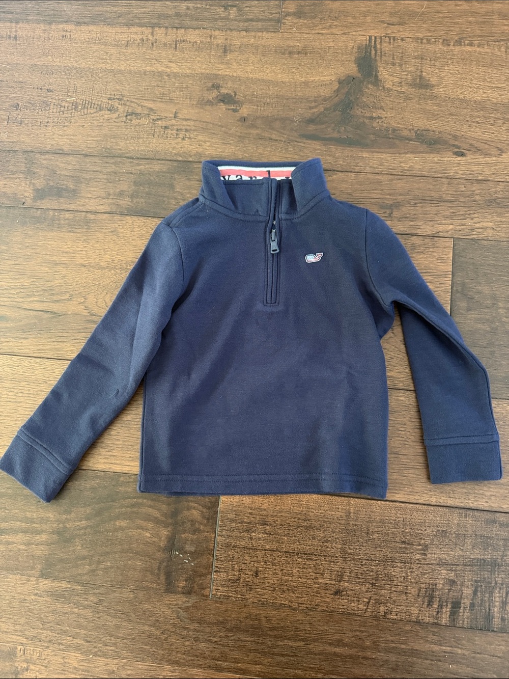 Vineyard Vines Navy Kids Half-Zip Pullover